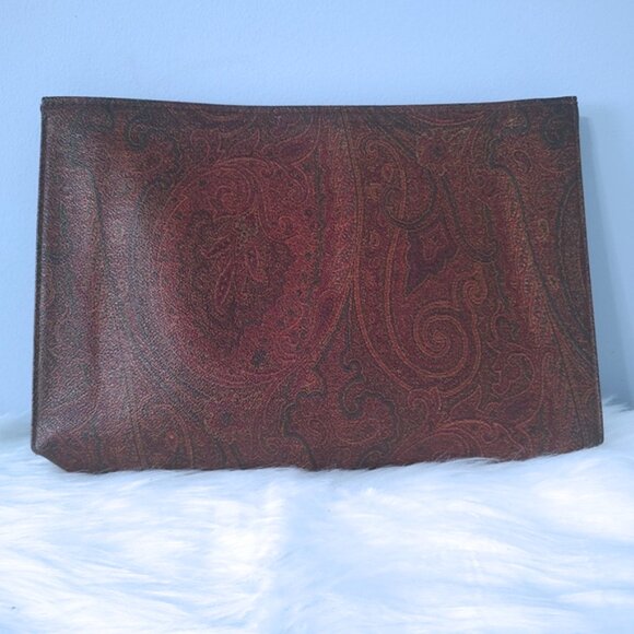ETRO vintage paisley clutch EUC - Picture 6 of 6